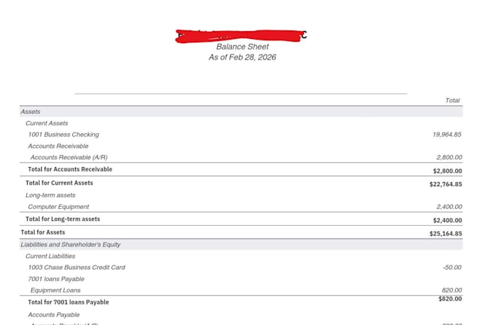 provide monthly bookkeping in quickbooks online